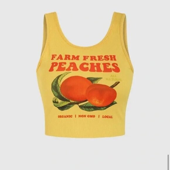 Sexy Yellow Tee Top - Picture 1 of 4